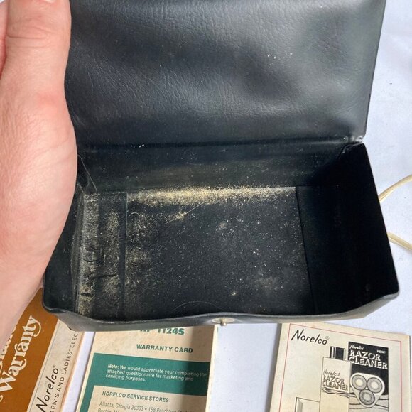 Vintage Norelco Speedrazor in Case w/Papers Electric Razor Speedshaver Shaver - Picture 9 of 9